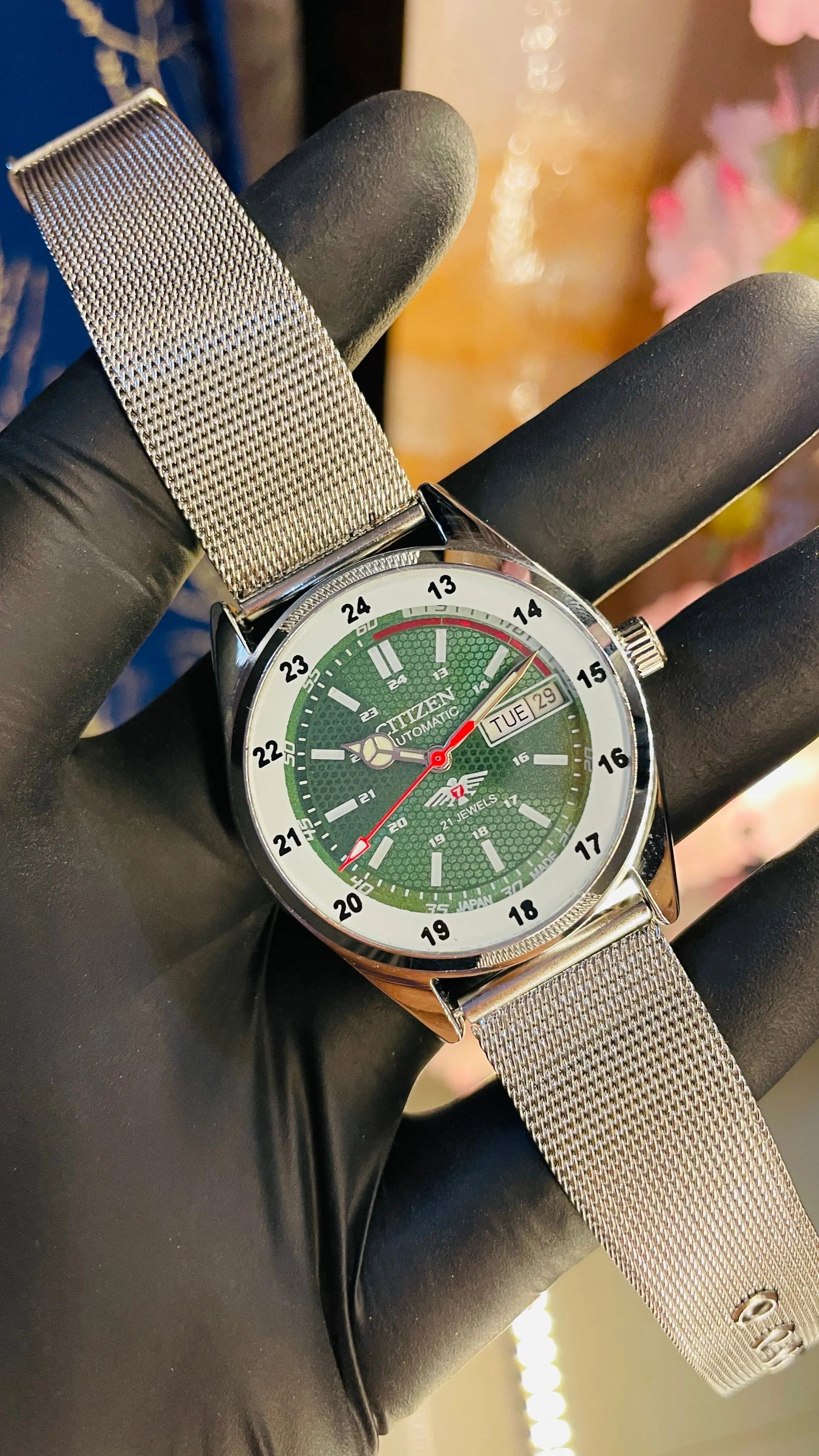 Citizen Automatic Vintage Watch – 8200 Movement | Refurbished Japan-Made Classic National Watches