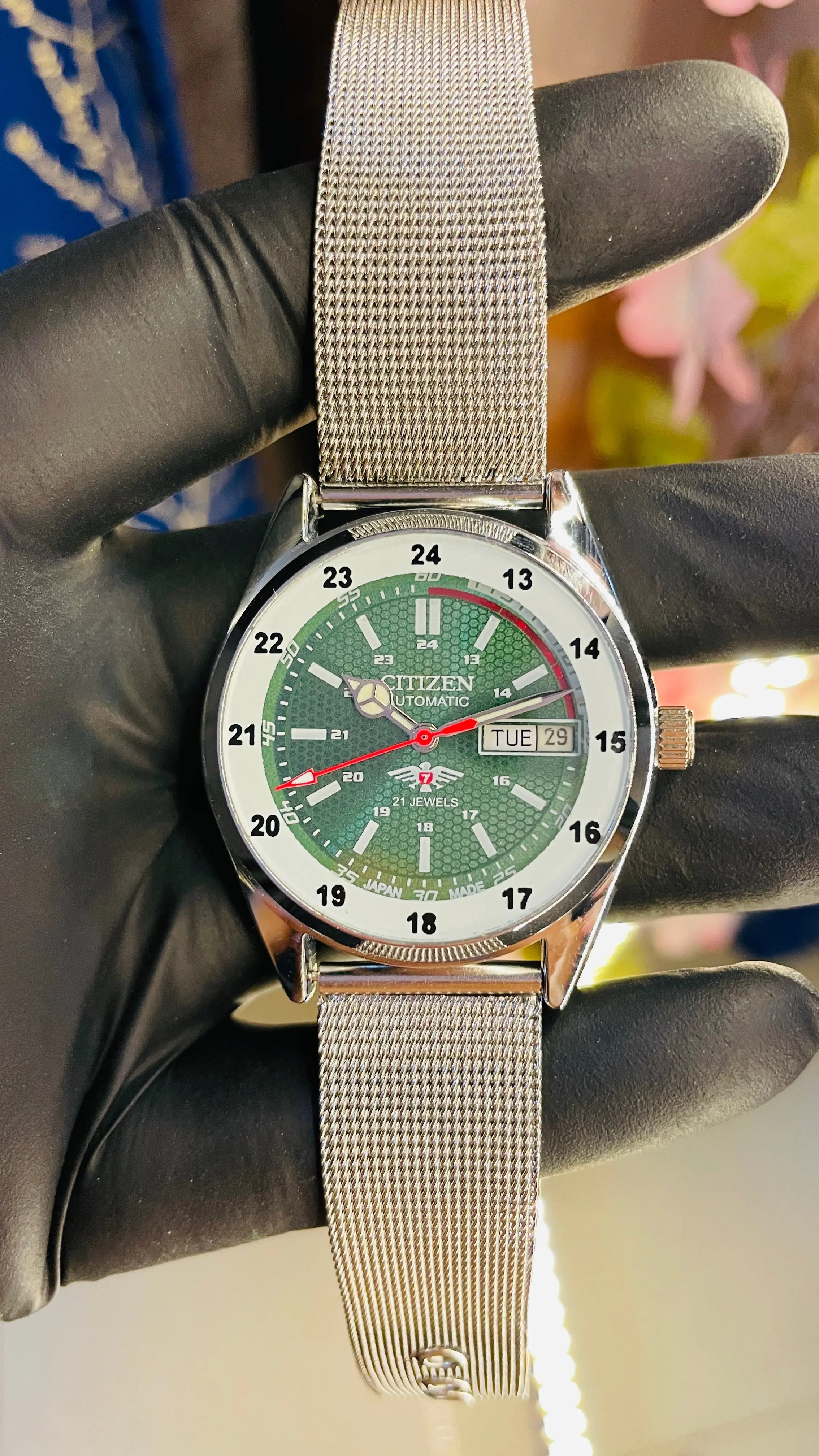Citizen Automatic Vintage Watch – 8200 Movement | Refurbished Japan-Made Classic National Watches