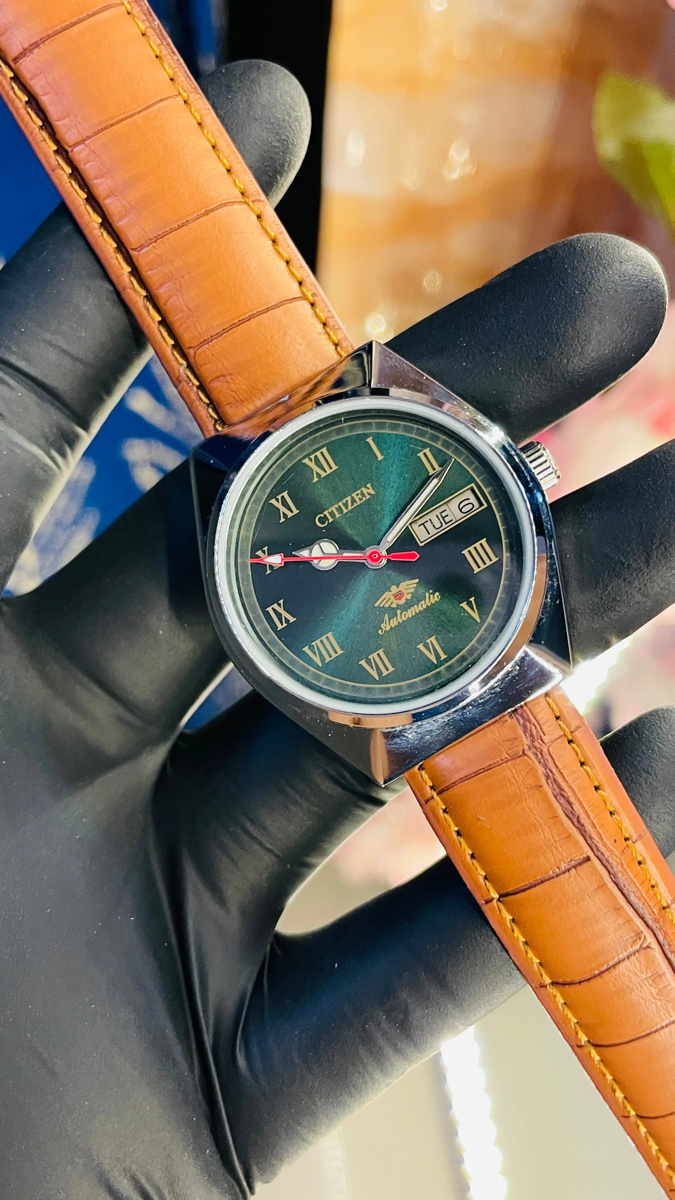 Citizen Automatic Vintage Watch – 8200 Movement | Refurbished Japan-Made Classic National Watches