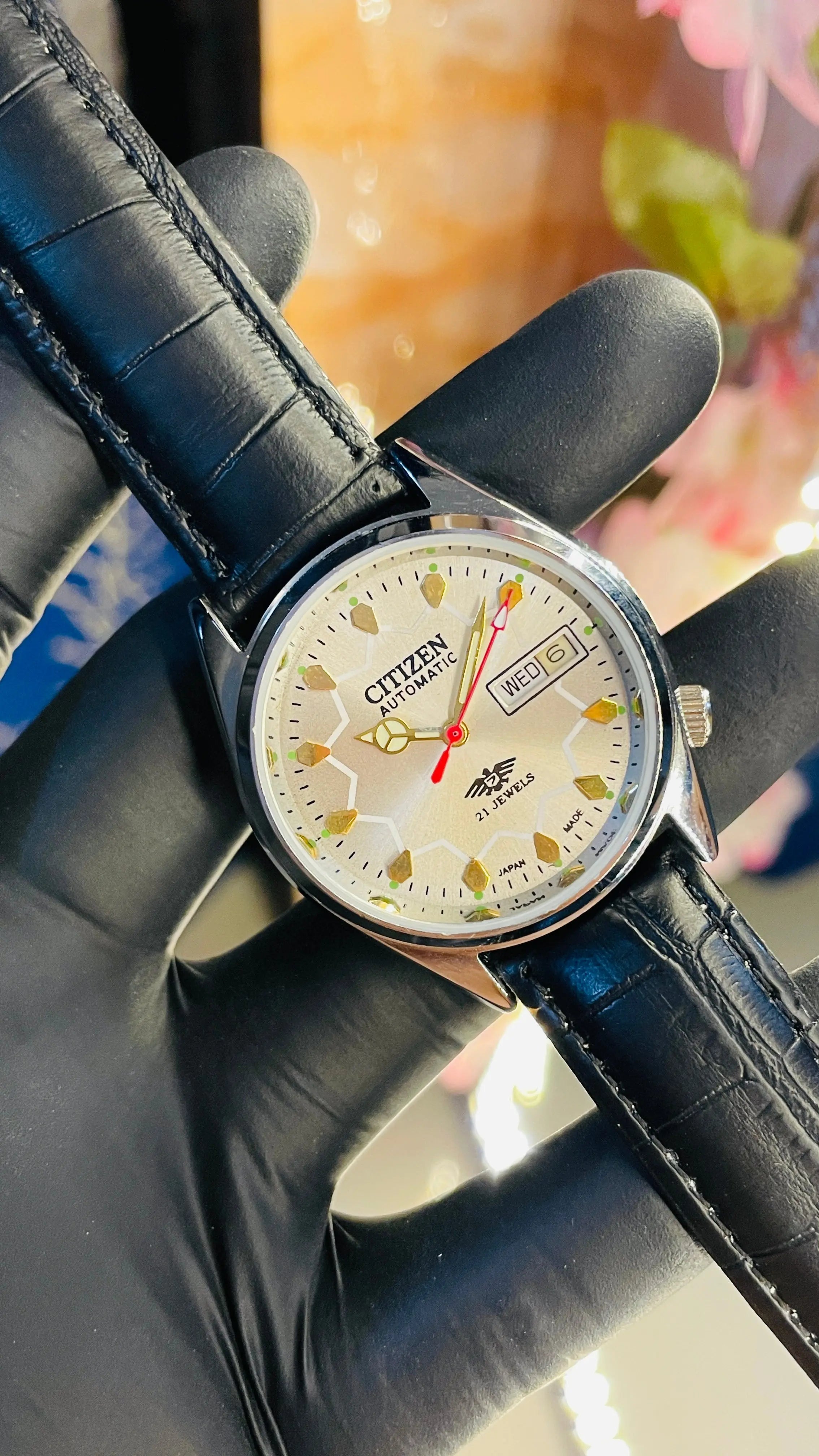 Citizen Automatic Vintage Watch – 8200 Movement | Refurbished Japan-Made Classic National Watches