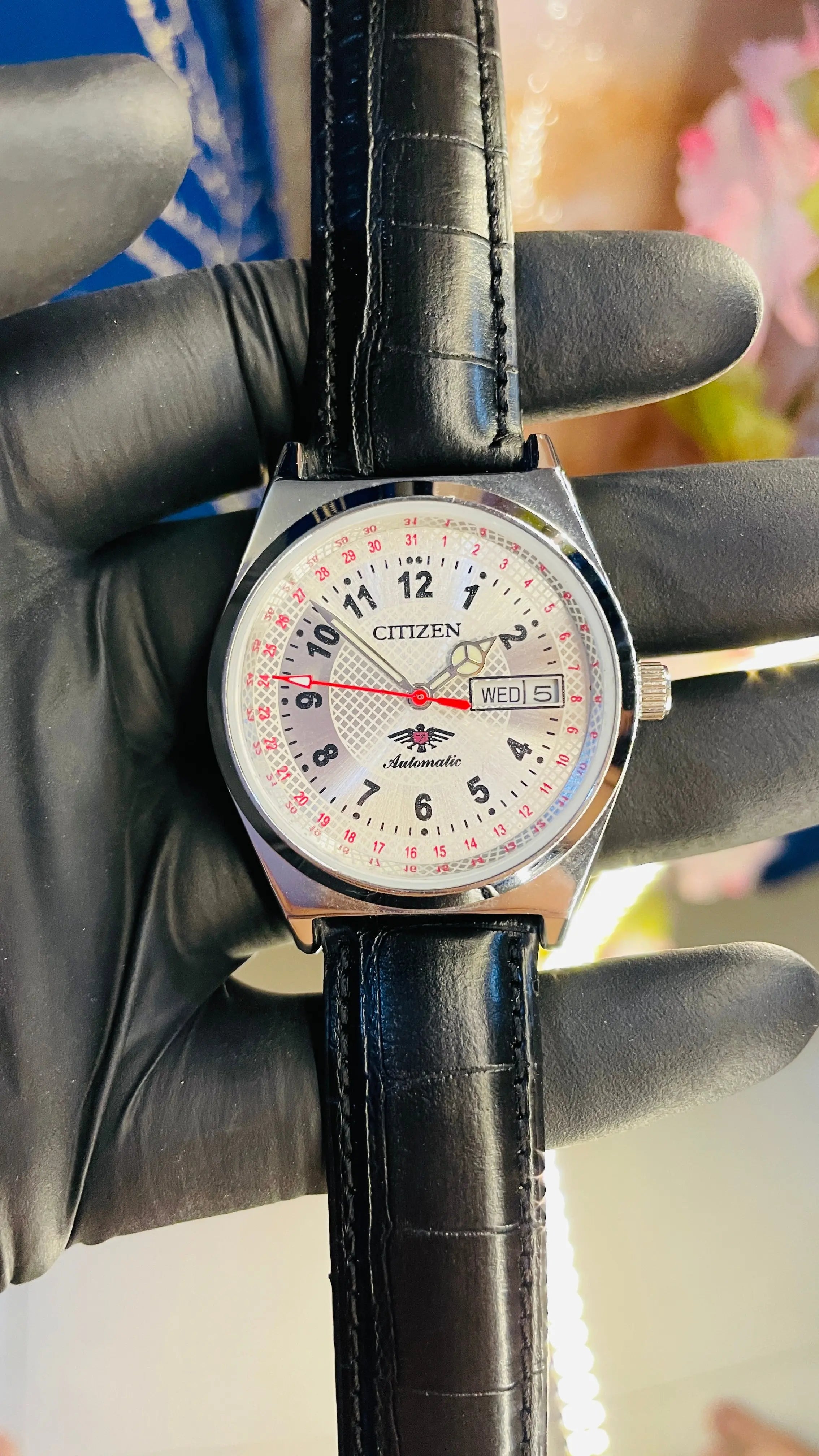 Citizen Automatic Vintage Watch – 8200 Movement | Refurbished Japan-Made Classic National Watches