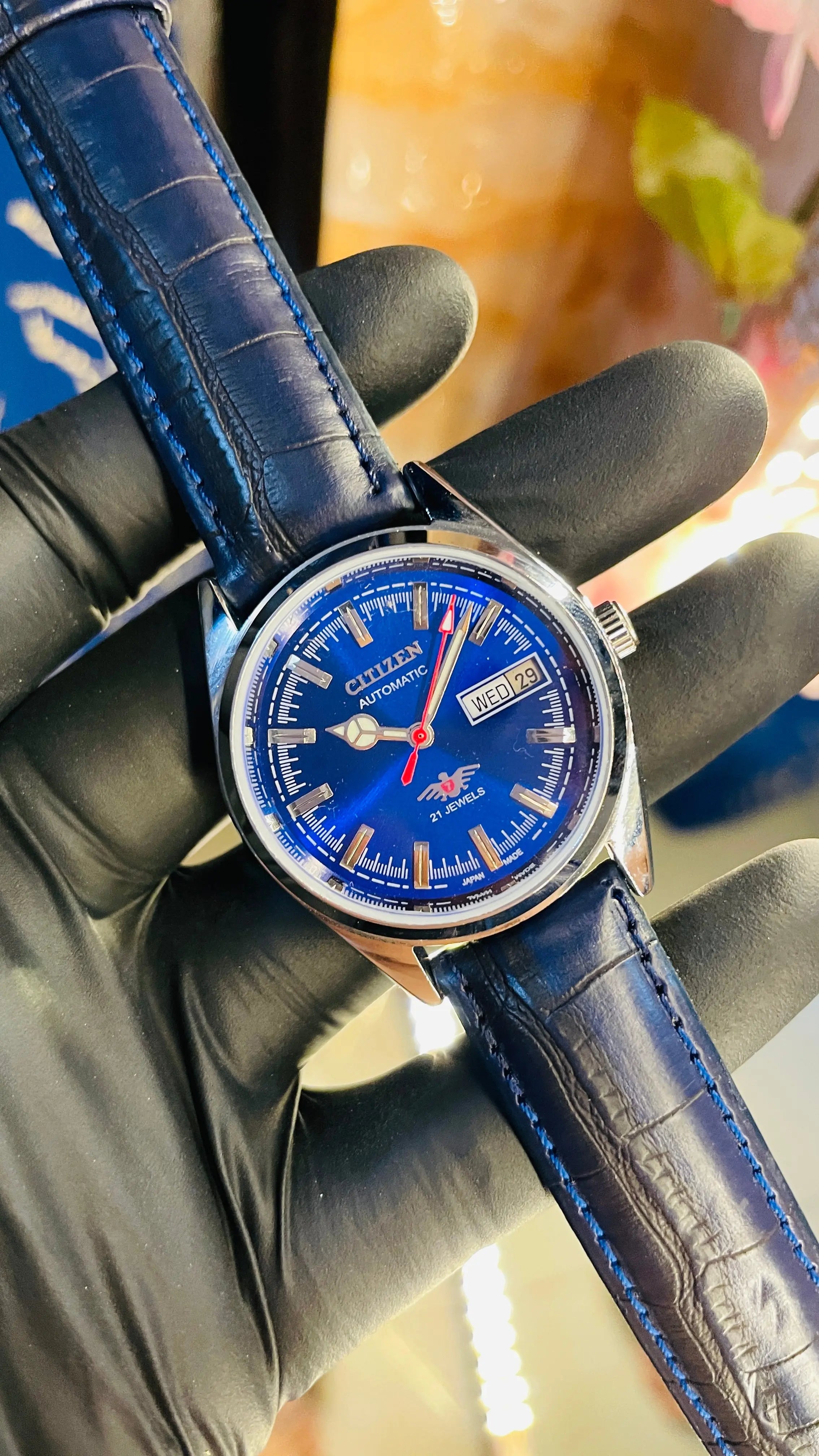 Citizen Automatic Vintage Watch – 8200 Movement | Refurbished Japan-Made Classic National Watches