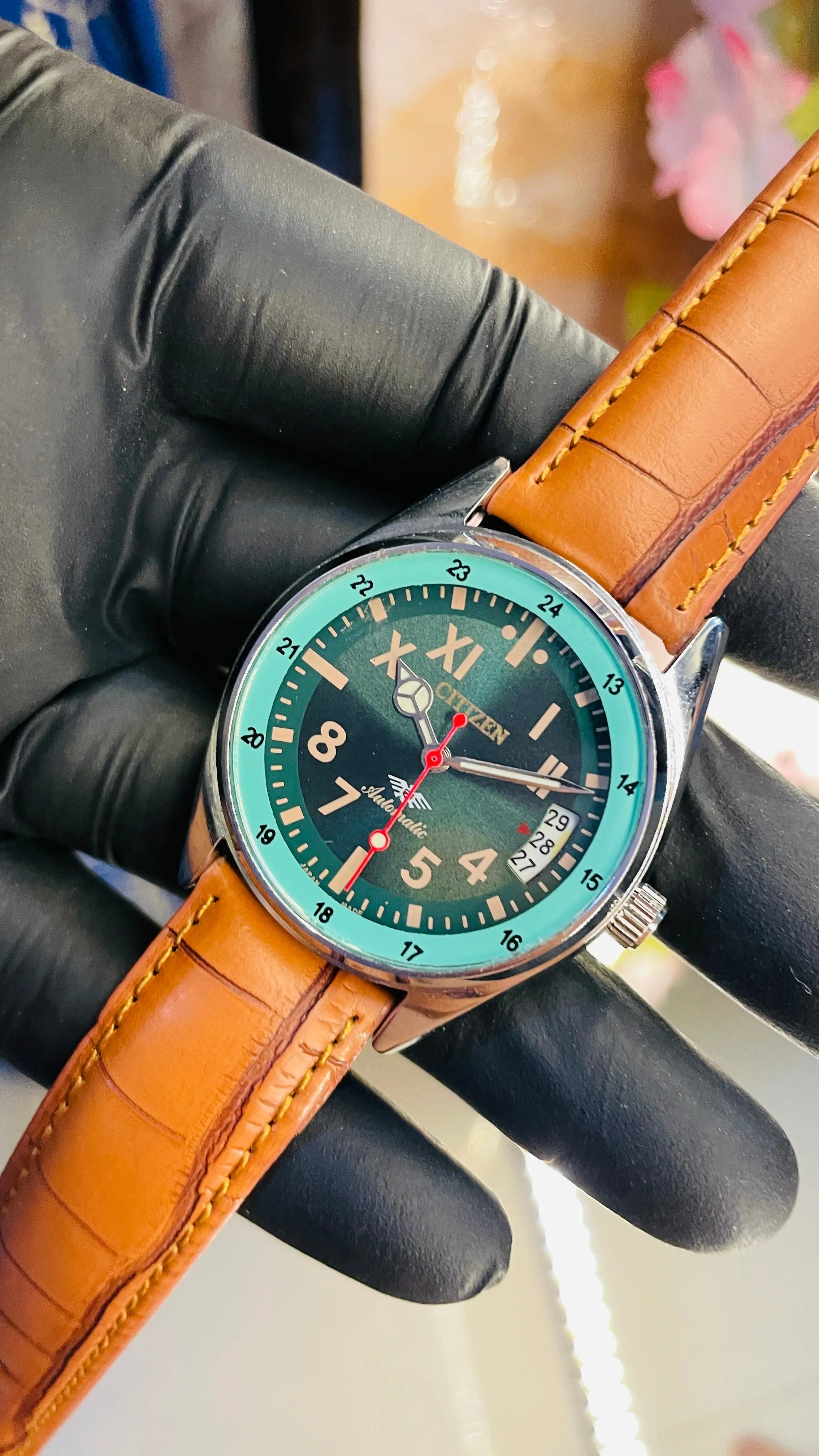 Citizen Automatic Vintage Watch – 8200 Movement | Refurbished Japan-Made Classic National Watches