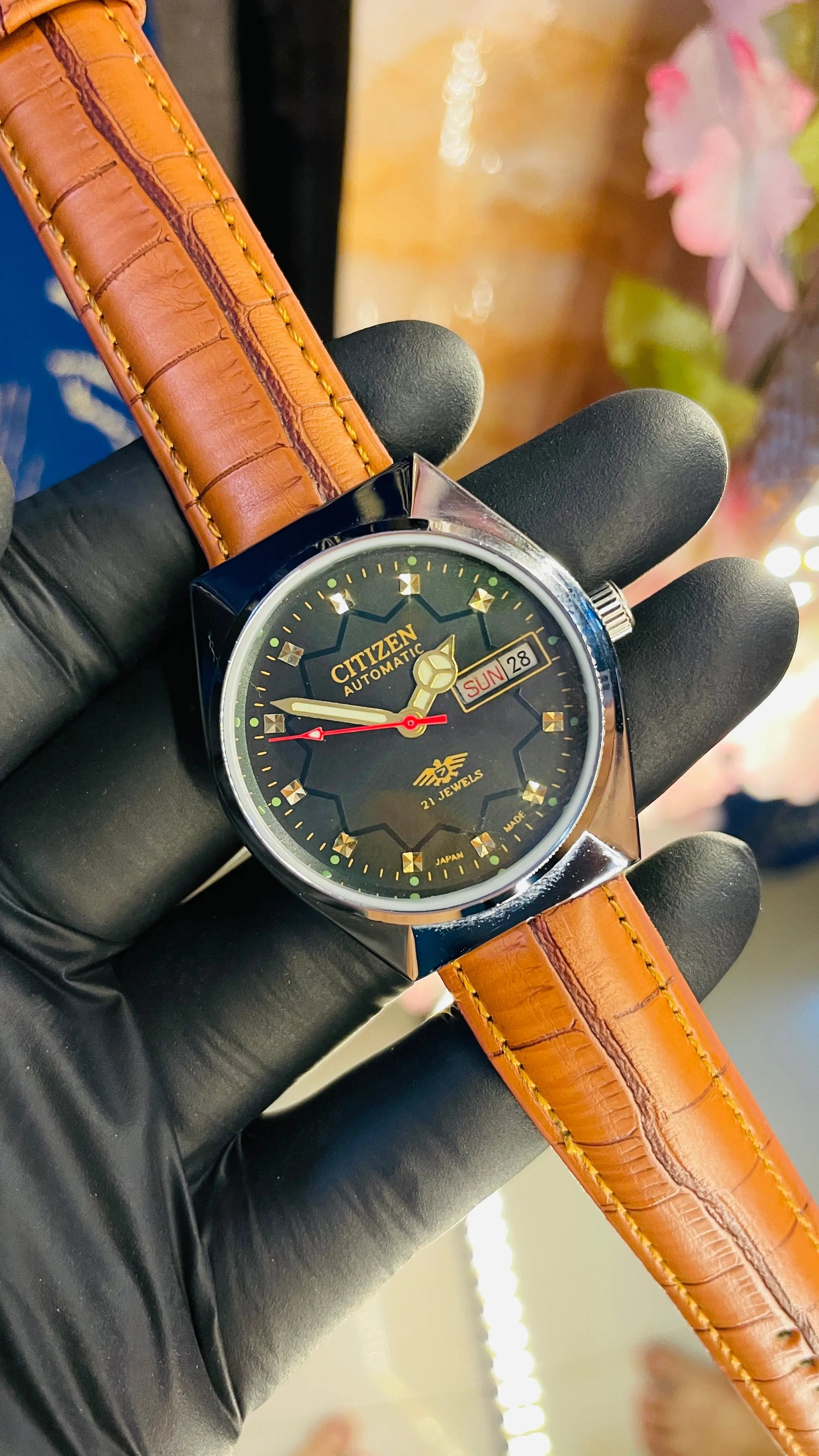 Citizen Automatic Vintage Watch – 8200 Movement | Refurbished Japan-Made Classic National Watches