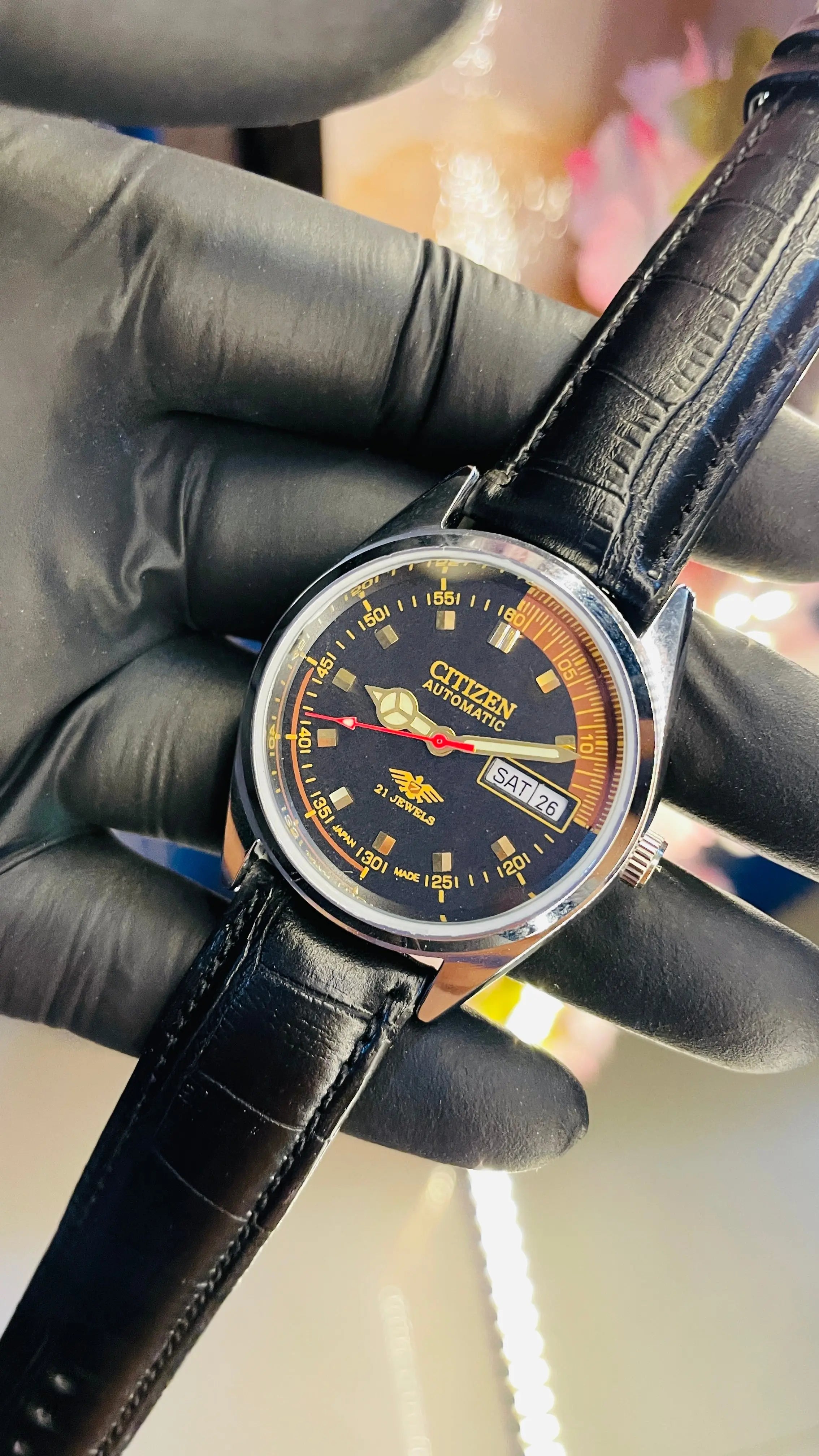 Citizen Automatic Vintage Watch – 8200 Movement | Refurbished Japan-Made Classic National Watches