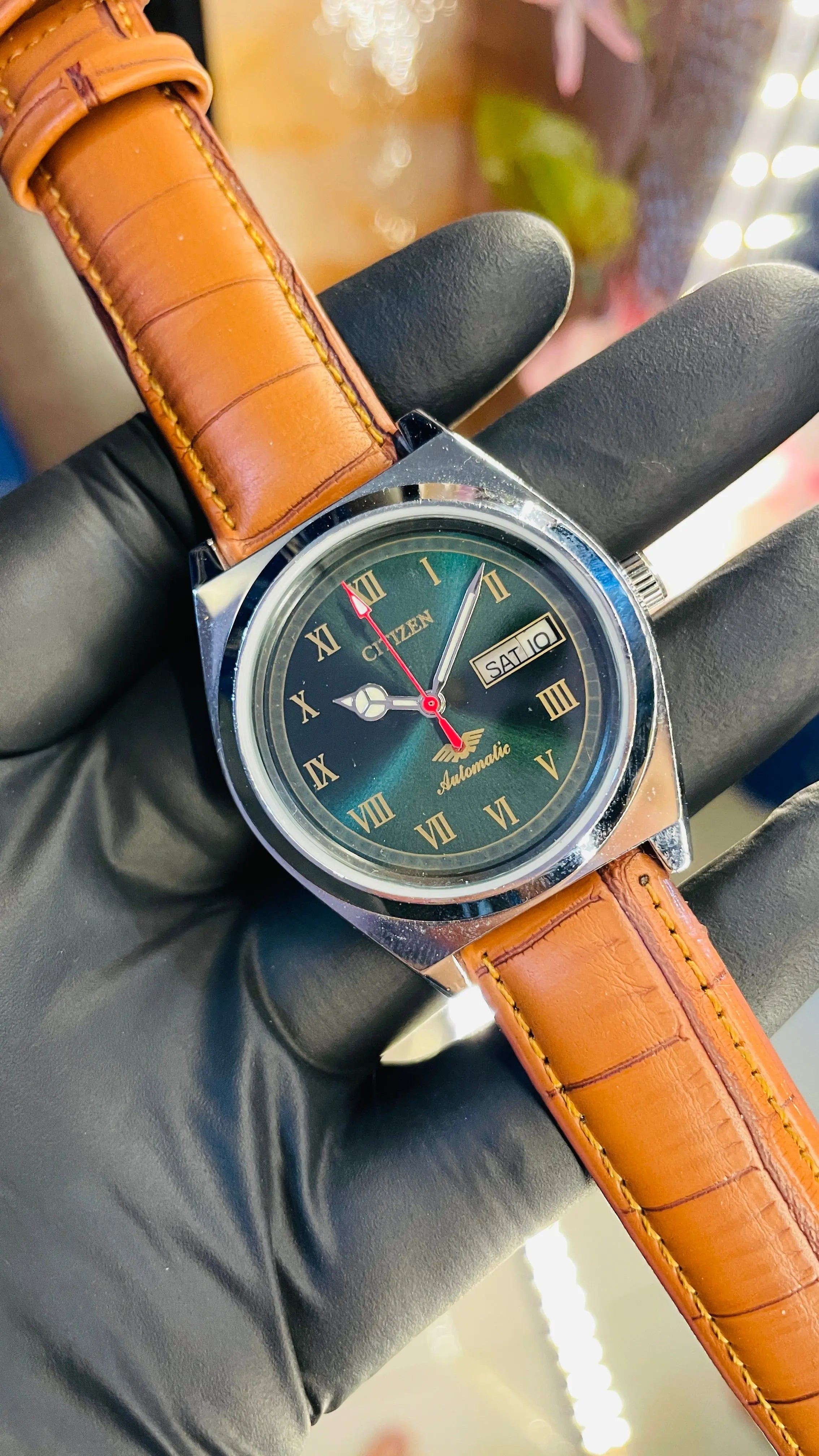 Citizen Automatic Vintage Watch – 8200 Movement | Refurbished Japan-Made Classic National Watches