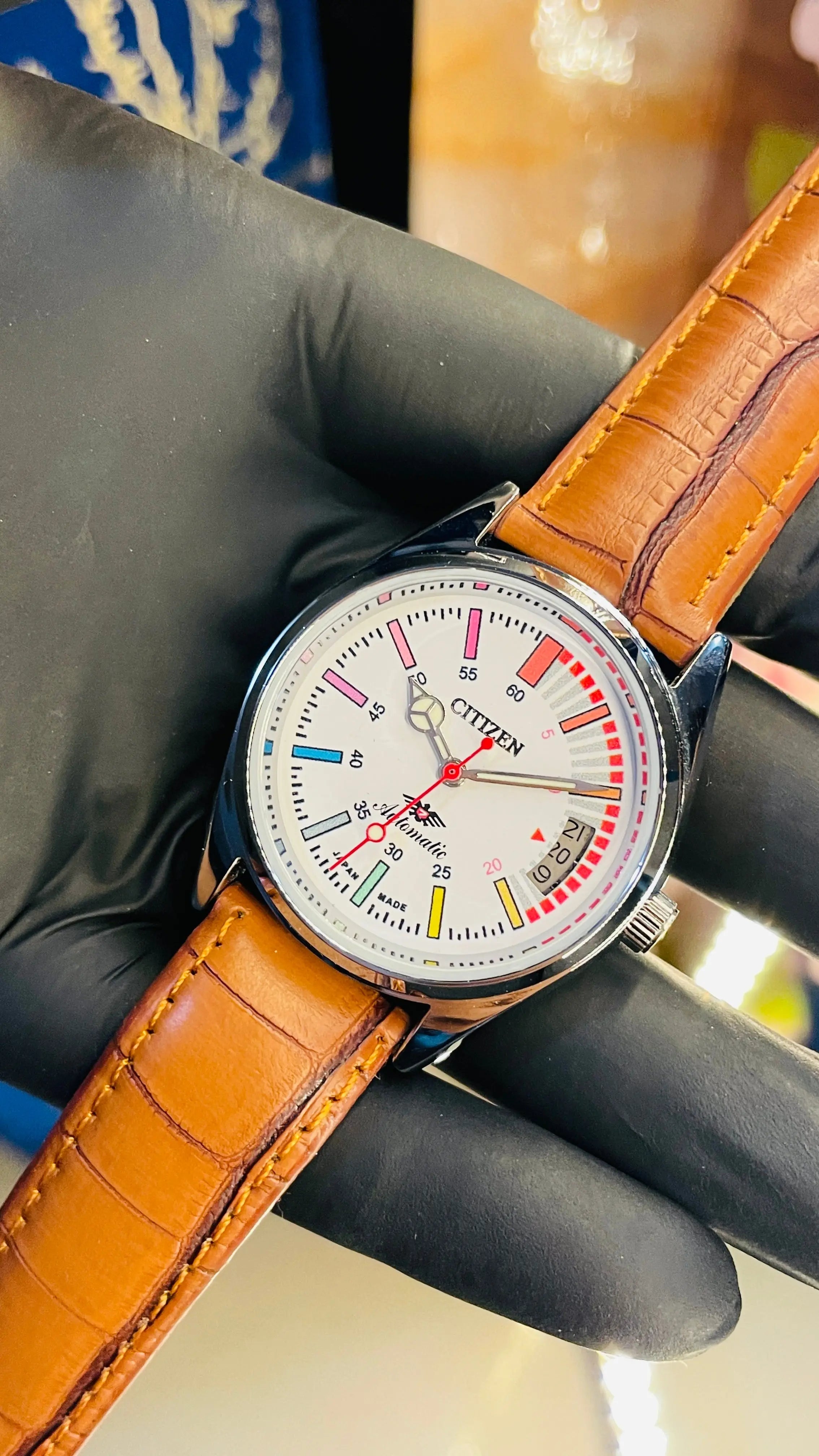 Citizen Automatic Vintage Watch – 8200 Movement | Refurbished Japan-Made Classic National Watches