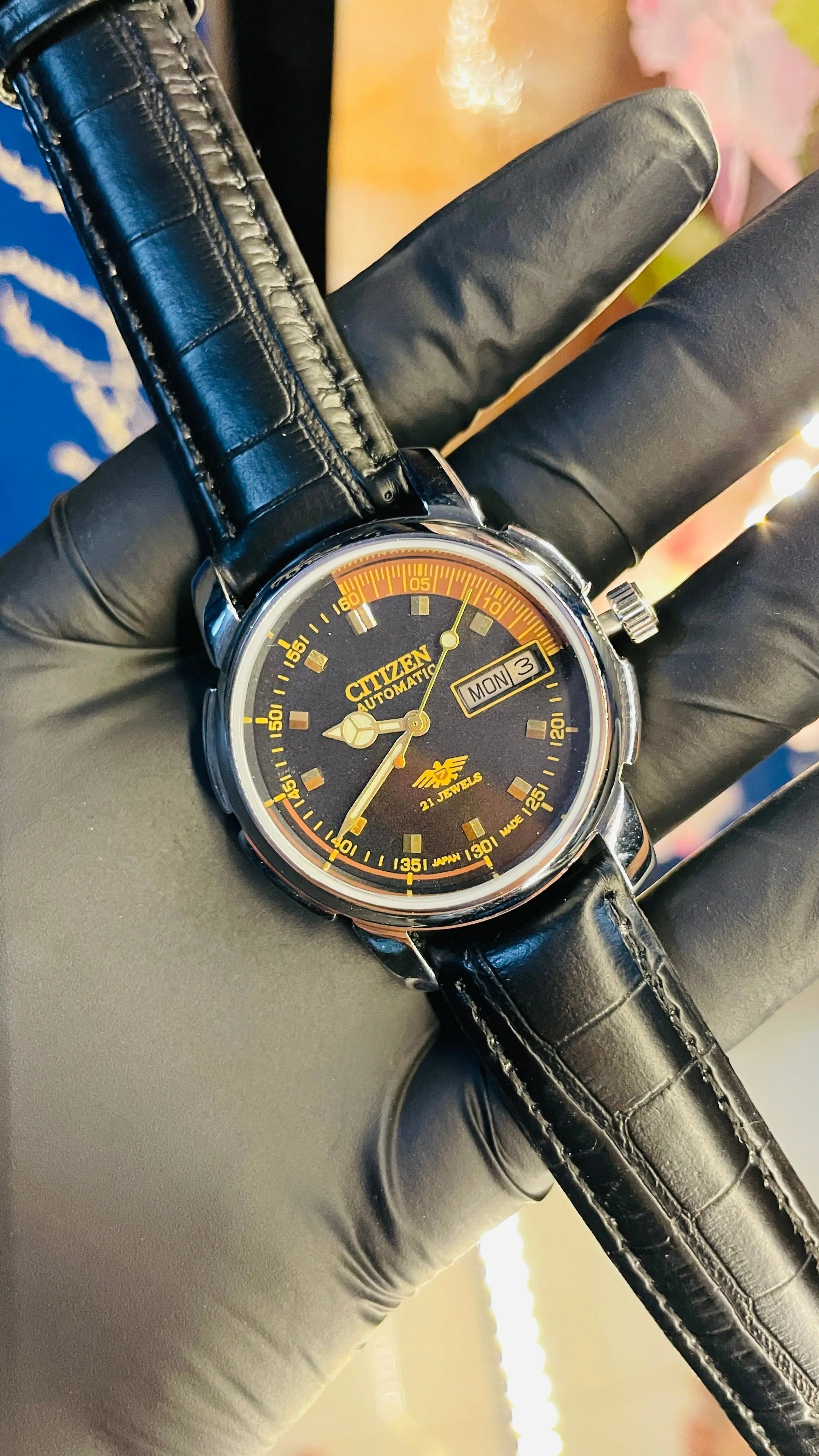 Citizen Automatic Vintage Watch – 8200 Movement | Refurbished Japan-Made Classic National Watches