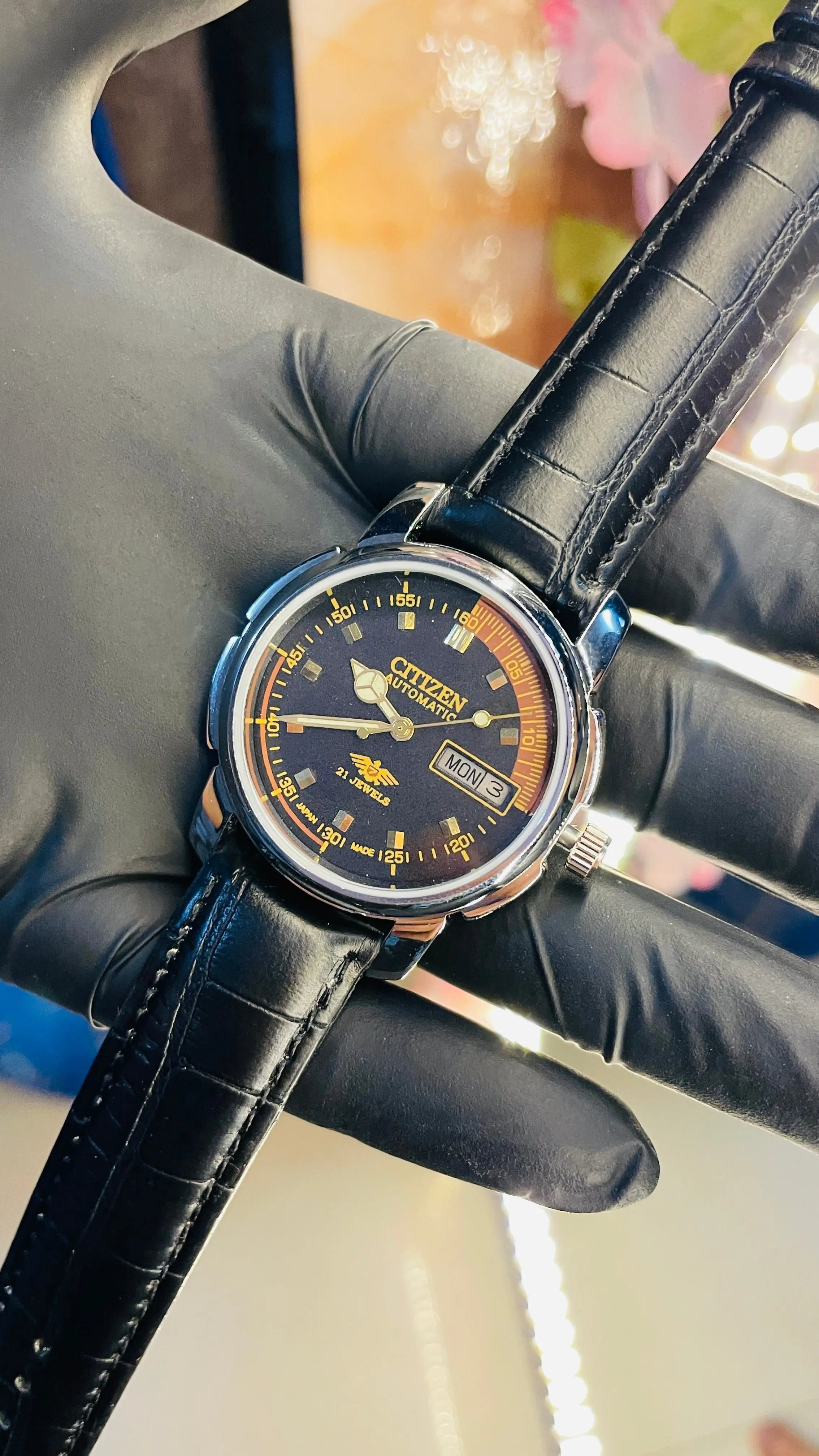 Citizen Automatic Vintage Watch – 8200 Movement | Refurbished Japan-Made Classic National Watches