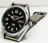 Citizen Automatic 8200 Movement stainless steel Japan Made 21 Jewels Men s Wrist Watch