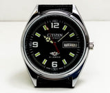 Citizen Automatic 8200 Movement stainless steel Japan Made 21 Jewels Men s Wrist Watch