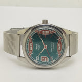 Hmt Pilot Mechanical Handwinding Movement stainless Steel Para Shock 17 Jewels Analog Dial Wrist Watch For Men