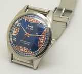 Hmt Pilot Mechanical Handwinding Movement stainless Steel Para Shock 17 Jewels Analog Dial Wrist Watch For Men