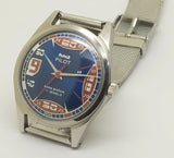 Hmt Pilot Mechanical Handwinding Movement stainless Steel Para Shock 17 Jewels Analog Dial Wrist Watch For Men National Watches