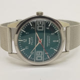 Hmt Pilot Mechanical Handwinding Movement stainless Steel Para Shock 17 Jewels Analog Dial Wrist Watch For Men