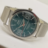 Hmt Pilot Mechanical Handwinding Movement stainless Steel Para Shock 17 Jewels Analog Dial Wrist Watch For Men