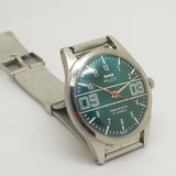 Hmt Pilot Mechanical Handwinding Movement stainless Steel Para Shock 17 Jewels Analog Dial Wrist Watch For Men