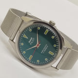 Hmt Pilot Mechanical Handwinding Movement stainless Steel Para Shock 17 Jewels Analog Dial Wrist Watch For Men