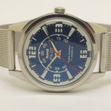 Hmt Pilot Mechanical Handwinding Movement stainless Steel Para Shock 17 Jewels Analog Dial Wrist Watch For Men National Watches