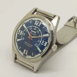 Hmt Pilot Mechanical Handwinding Movement stainless Steel Para Shock 17 Jewels Analog Dial Wrist Watch For Men National Watches