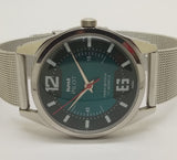 Hmt Pilot Mechanical Handwinding Movement stainless Steel Para Shock 17 Jewels Analog Dial Wrist Watch For Men