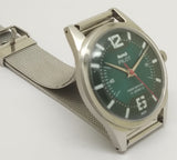 Hmt Pilot Mechanical Handwinding Movement stainless Steel Para Shock 17 Jewels Analog Dial Wrist Watch For Men