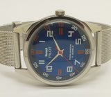 Hmt Pilot Mechanical Handwinding Movement stainless Steel Para Shock 17 Jewels Analog Dial Wrist Watch For Men