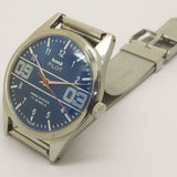 Hmt Pilot Mechanical Handwinding Movement stainless Steel Para Shock 17 Jewels Analog Dial Wrist Watch For Men