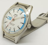 Hmt Pilot Mechanical Handwinding Movement stainless Steel Para Shock 17 Jewels Analog Dial Wrist Watch For Men