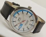 Hmt Pilot Mechanical Handwinding Movement leather Jewels Analog Dial Wrist Watch For Me