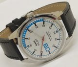 Hmt Pilot Mechanical Handwinding Movement leather Jewels Analog Dial Wrist Watch For Me