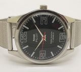 Hmt Pilot Mechanical Handwinding Movement stainless Steel Para Shock 17 Jewels Analog Dial Wrist Watch For Men National Watches