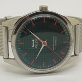 Hmt Pilot Mechanical Handwinding Movement stainless Steel Para Shock 17 Jewels Analog Dial Wrist Watch For Men