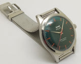 Hmt Pilot Mechanical Handwinding Movement stainless Steel Para Shock 17 Jewels Analog Dial Wrist Watch For Men