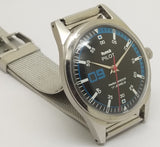 Hmt Pilot Mechanical Handwinding Movement stainless Steel Para Shock 17 Jewels Analog Dial Wrist Watch For Men National Watches