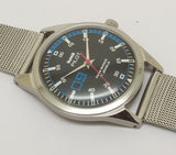 Hmt Pilot Mechanical Handwinding Movement stainless Steel Para Shock 17 Jewels Analog Dial Wrist Watch For Men National Watches