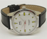 Hmt Pilot Mechanical Handwinding Movement leather Jewels Analog Dial Wrist Watch For Me