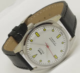 Hmt Pilot Mechanical Handwinding Movement leather Jewels Analog Dial Wrist Watch For Me