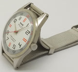 Hmt Pilot Mechanical Handwinding Movement stainless Steel Para Shock 17 Jewels Analog Dial Wrist Watch For Men