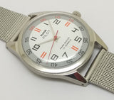 Hmt Pilot Mechanical Handwinding Movement stainless Steel Para Shock 17 Jewels Analog Dial Wrist Watch For Men