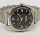 Hmt Pilot Mechanical Handwinding Movement stainless Steel Para Shock 17 Jewels Analog Dial Wrist Watch For Men National Watches