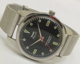 Hmt Pilot Mechanical Handwinding Movement stainless Steel Para Shock 17 Jewels Analog Dial Wrist Watch For Men National Watches