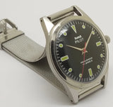 Hmt Pilot Mechanical Handwinding Movement stainless Steel Para Shock 17 Jewels Analog Dial Wrist Watch For Men National Watches