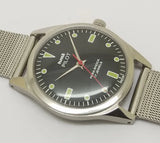 Hmt Pilot Mechanical Handwinding Movement stainless Steel Para Shock 17 Jewels Analog Dial Wrist Watch For Men National Watches