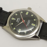 Hmt Pilot Mechanical Handwinding Movement leather Jewels Analog Dial Wrist Watch For Men