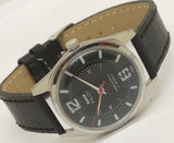 Hmt Pilot Mechanical Handwinding Movement leather Jewels Analog Dial Wrist Watch For Men