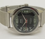 Hmt Pilot Mechanical Handwinding Movement stainless Steel Para Shock 17 Jewels Analog Dial Wrist Watch For Men