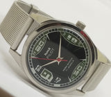 Hmt Pilot Mechanical Handwinding Movement stainless Steel Para Shock 17 Jewels Analog Dial Wrist Watch For Men