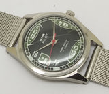 Hmt Pilot Mechanical Handwinding Movement stainless Steel Para Shock 17 Jewels Analog Dial Wrist Watch For Men