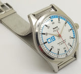 Hmt Pilot Mechanical Handwinding Movement stainless Steel Para Shock 17 Jewels Analog Dial Wrist Watch For Men